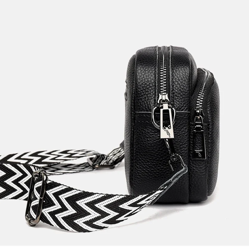 Women Crossbody Bag Multi Space Fashion Design Sense Large Capacity PU Material Lightweight Single Shoulder Bag - Image 2