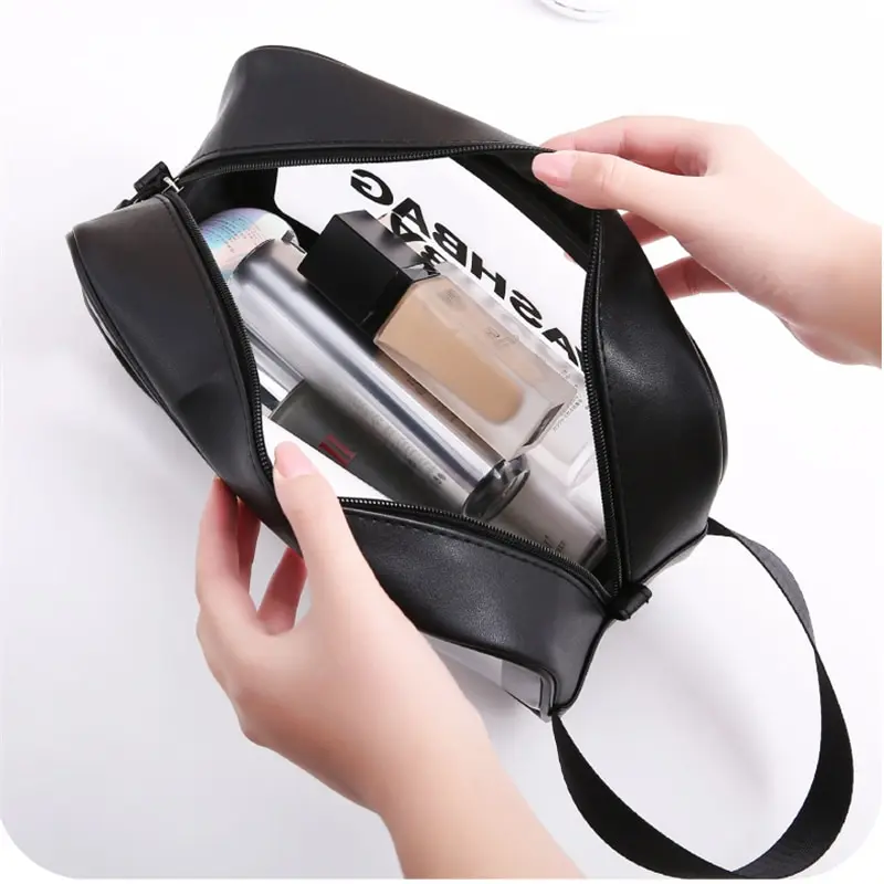 Portable Travel Wash Bag Female Transparent Waterproof Makeup Storage Pouch Large Capacity Cosmetic Organizer Beauty Women Case - Image 6