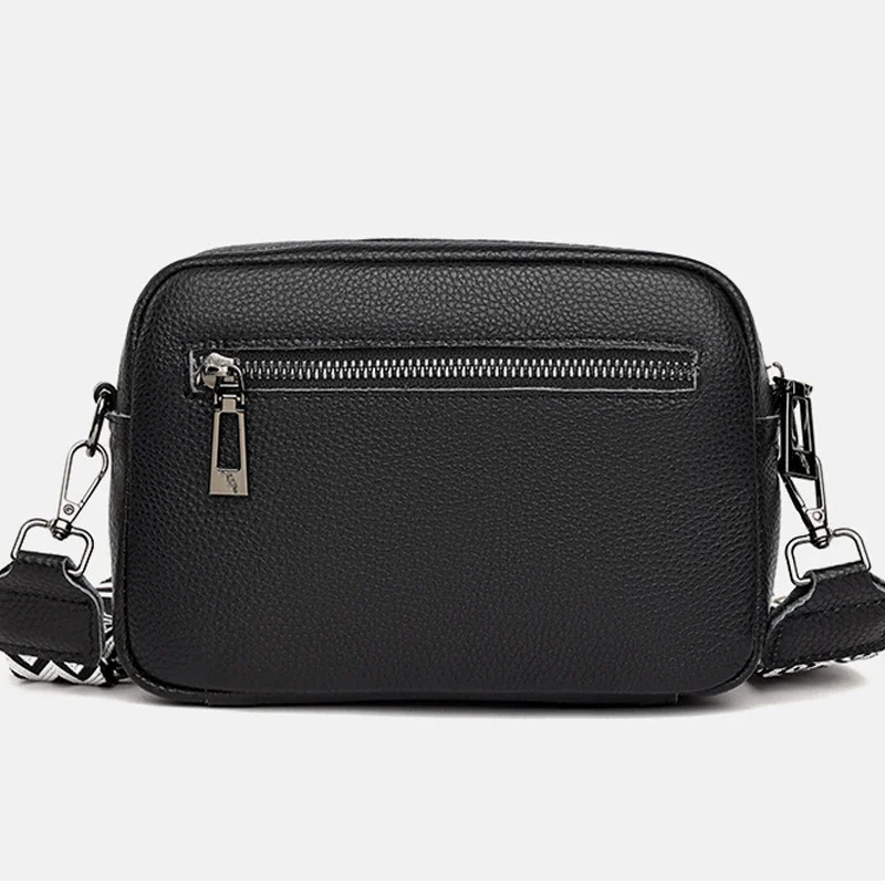 Women Crossbody Bag Multi Space Fashion Design Sense Large Capacity PU Material Lightweight Single Shoulder Bag - Image 3